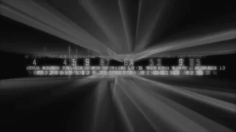 Colorful Data Loading Animation Loop  Stock Footage 221786768