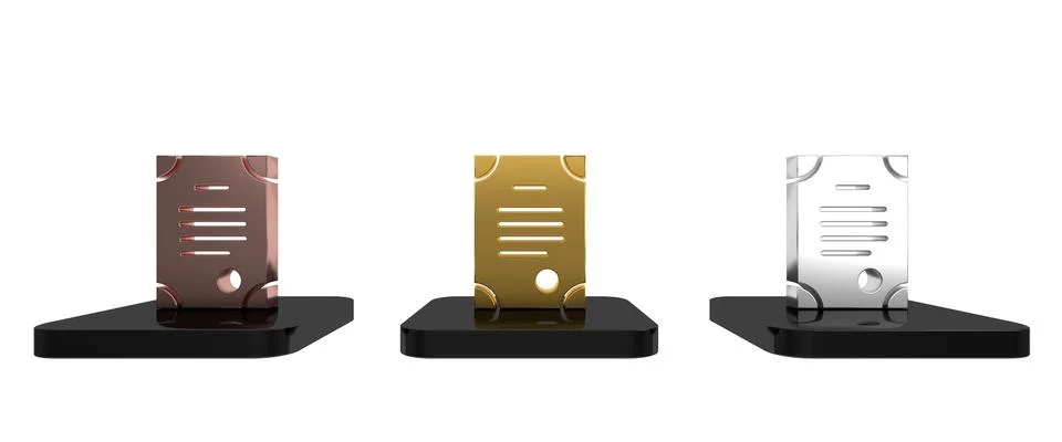 Colorful Death certificate icon isolated on white background. Minimalism co.. Stock Illustration
