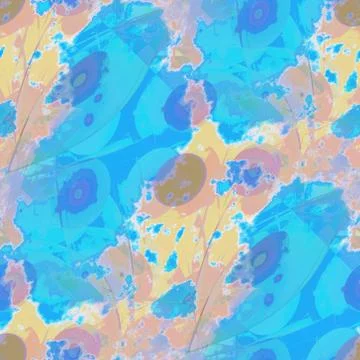 Colorful decorated background. Seamless pattern Stock Illustration