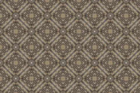 Colorful decorative ornate seamless pattern, textile print or ceramic design Stock Illustration