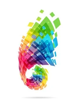 Colorful design element Stock Illustration