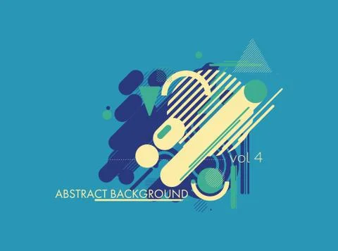 Colorful design elements Stock Illustration