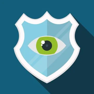Colorful design of Security System, vector illustration Illustrazione stock