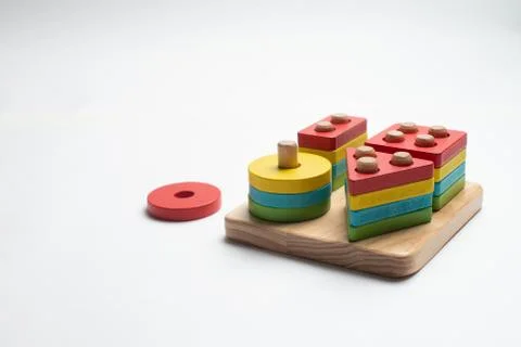 Colorful developing toy for children Stock Photos