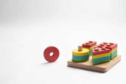 Colorful developing toy for children Stock Photos