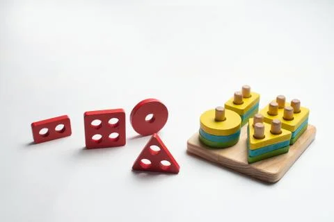 Colorful developing toy for children Stock Photos