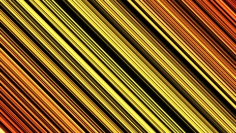 Colorful Diagonal Beams or Lines Background Animation - Loop Golden Orange Stock Footage 89484202