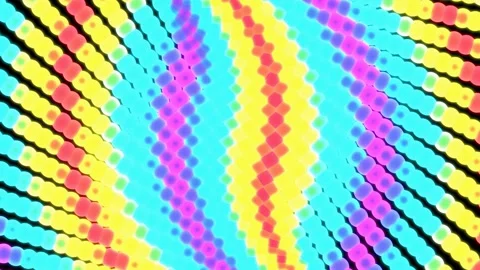 Colorful diagonal gradient stripes pattern. 2d animation 库存影片 342386866