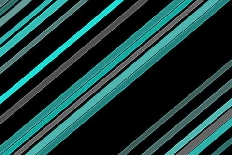 Colorful diagonal lines on black background abstract design Stock Illustration