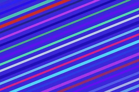 Colorful diagonal lines on digital screen in vibrant shades Stock Illustration