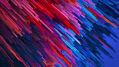 Colorful Diagonal Lines Flowing – Abstract 4K Motion Background 1 Stock Footage 341892463