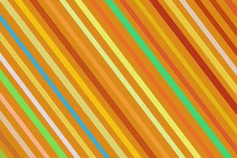 Colorful diagonal lines pattern in bright warm tones Stock Illustration