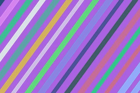 Colorful diagonal lines pattern with vibrant shades Stock Illustration
