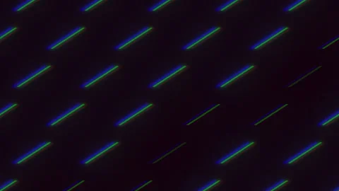 Colorful diagonal pattern with intersecting lines in blue, green, and purple Stock Footage 301002987