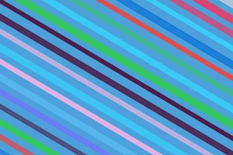 Colorful diagonal striped pattern with vibrant lines Illustrazione stock
