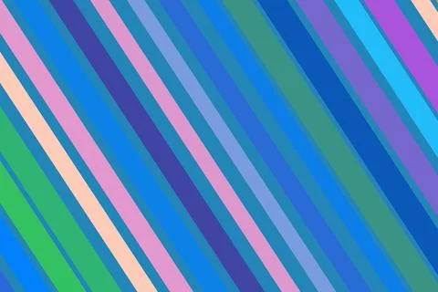 Colorful diagonal striped pattern in vibrant shades Stock Photos