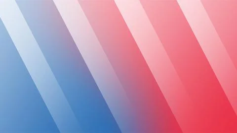 Colorful Diagonal Stripes Background in Blue and Red. Stock Illustration