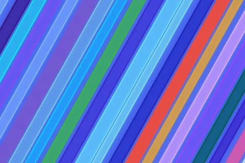 Colorful diagonal stripes pattern on abstract background Illustrazione stock