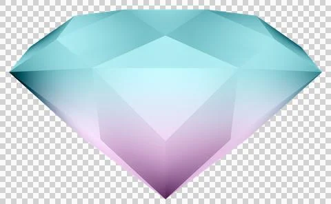 Colorful diamond gem Stock Illustration