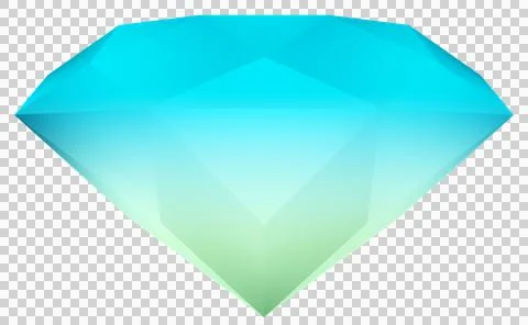 Colorful diamond gem Illustrazione stock
