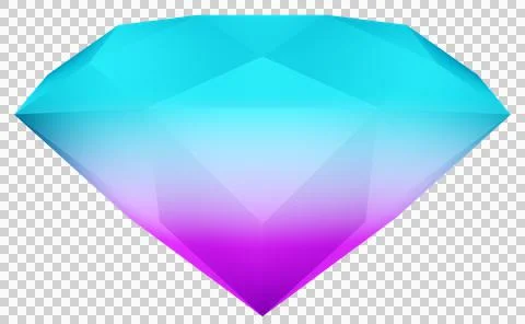 Colorful diamond gem Stock-Illustration