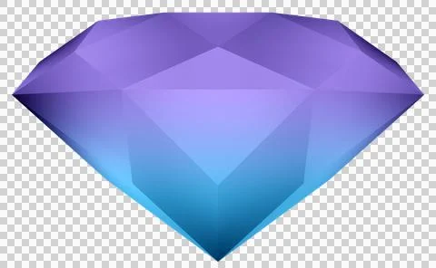 Colorful diamond gem Stock Illustration