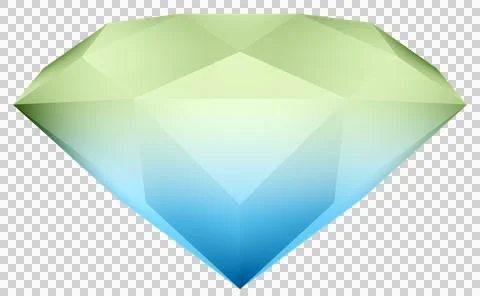 Colorful diamond gem Stock Illustration