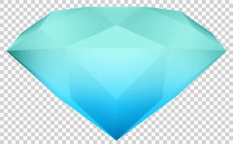 Colorful diamond gem Stock Illustration