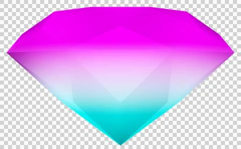 Colorful diamond gem Stock Illustration