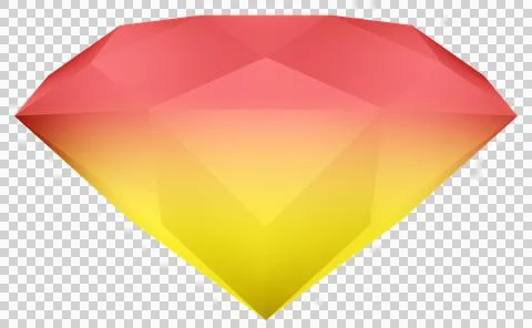 Colorful diamond gem Stock Illustration