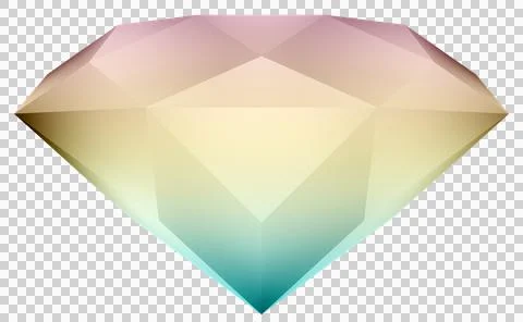 Colorful diamond gem Stock Illustration