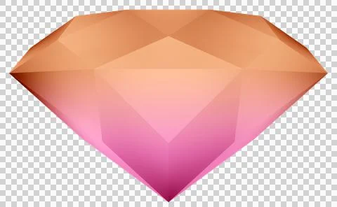 Colorful diamond gem Stock Illustration