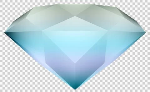 Colorful diamond gem Illustrazione stock