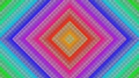 Colorful diamond pattern with alpha  Stock Footage 46014391
