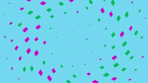 Colorful diamond shapes pattern on a light blue background Stock Illustration