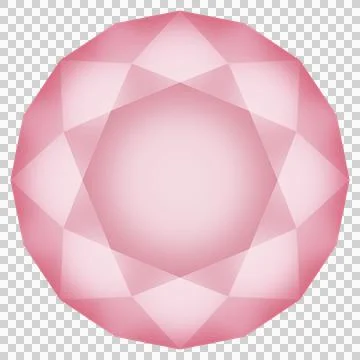 Colorful diamond top view Stock Illustration