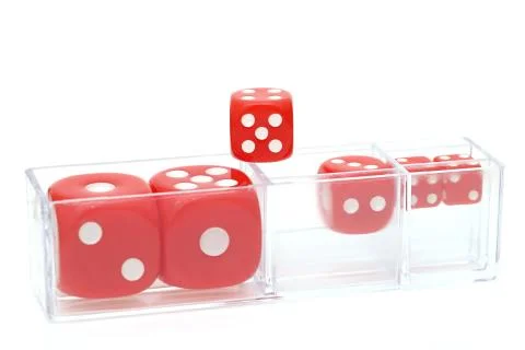 Colorful dice Stock Photos