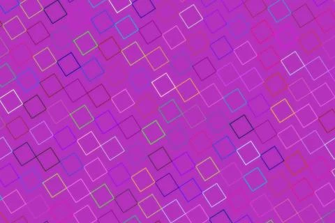 Colorful digital abstract pattern with pink purple and blue Stock Illustration