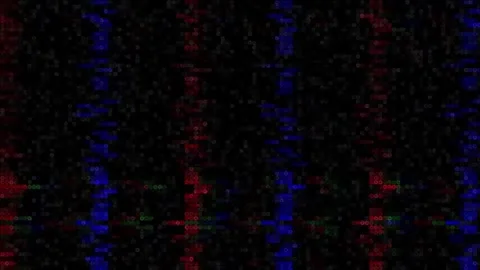 Colorful Digital Abstract Pattern with Red Blue and Green Horizontal Vertic.. Stock Footage 341371956