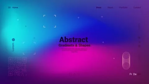 A colorful digital background featuring smooth gradients of blue and pink, .. 스톡 일러스트
