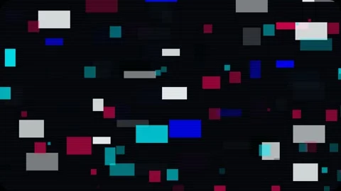 Colorful Digital Glitch and Data Noise Abstract Background 4K Vídeo Stock 338328527