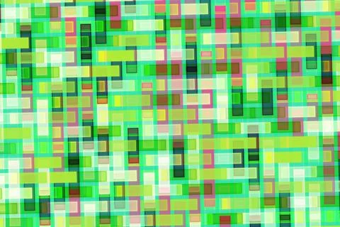 Colorful digital glitch pattern with bright green and pink shades Stock Illustration