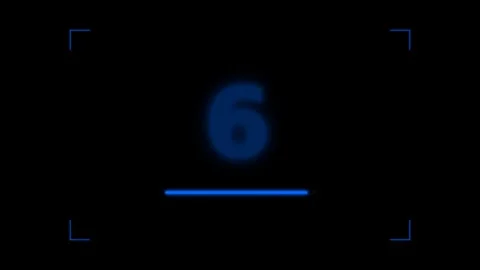 Colorful Digital Numbers Animation Motion Sequence. 库存影片 336610991