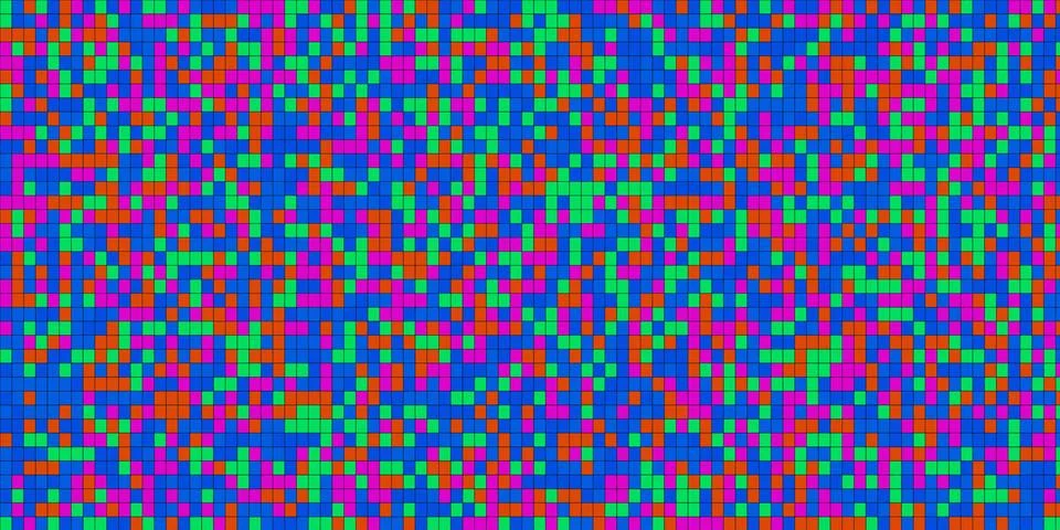 Colorful digital pixel art pattern background Stock Illustration