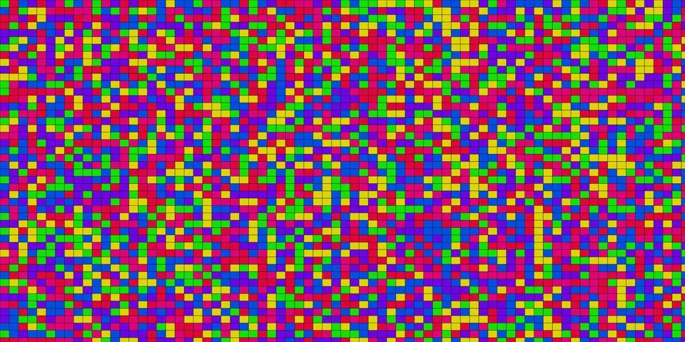 Colorful digital pixel noise pattern texture Illustrazione stock