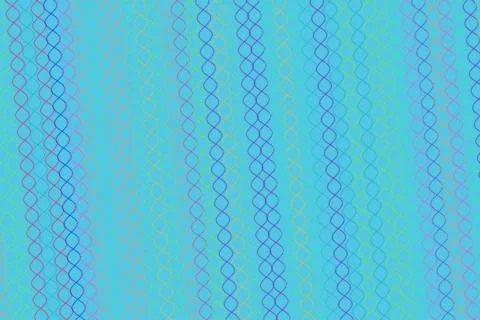 Colorful digital rain pattern with blue background Ilustração Stock