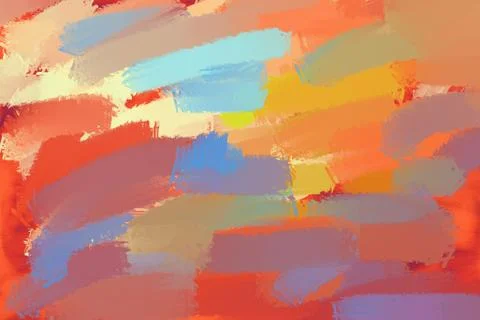 Colorful digitally handmade background Stock Illustration