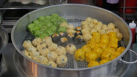 Colorful Dim Sum Stock-Footage 111649810