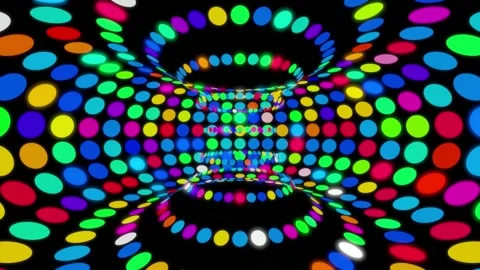 Colorful disco background. Seamless Loop Stock Footage 141171971