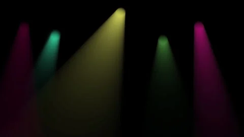 Colorful disco lights dancing in the dark 스톡 동영상 308834283
